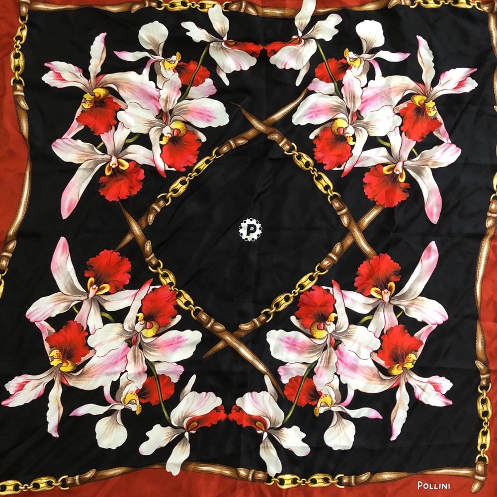 Pollini Silk Scarf